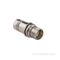 M23 conector fijo mediano macho 9 pin